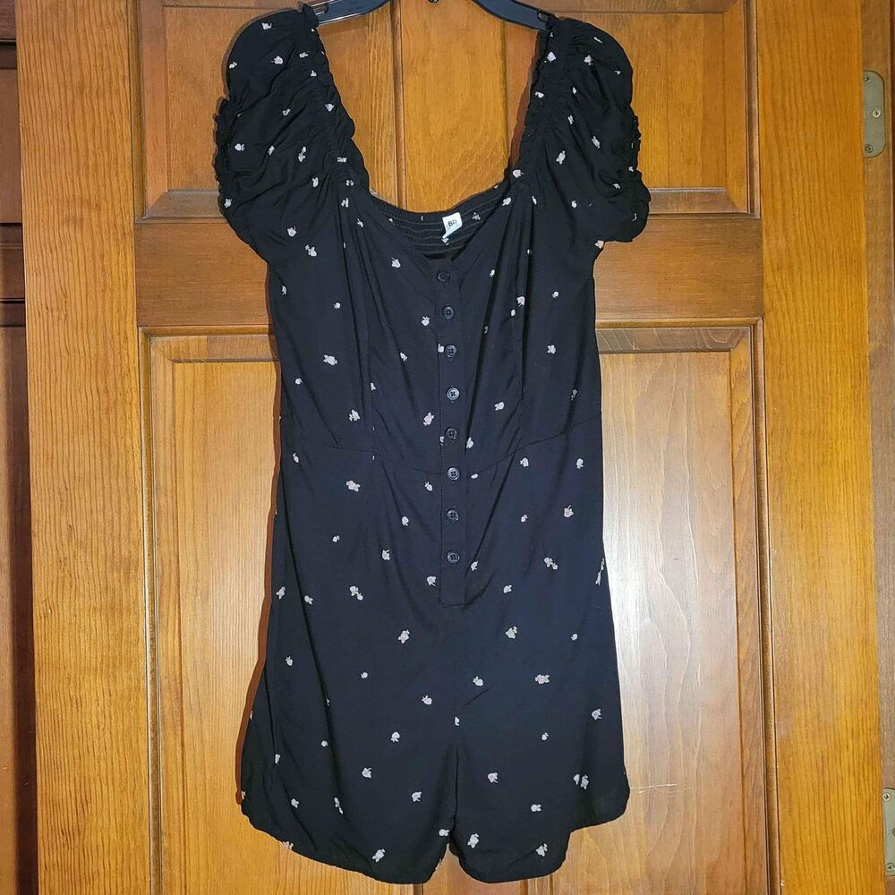 Junior's Size Small BP. Black Romper